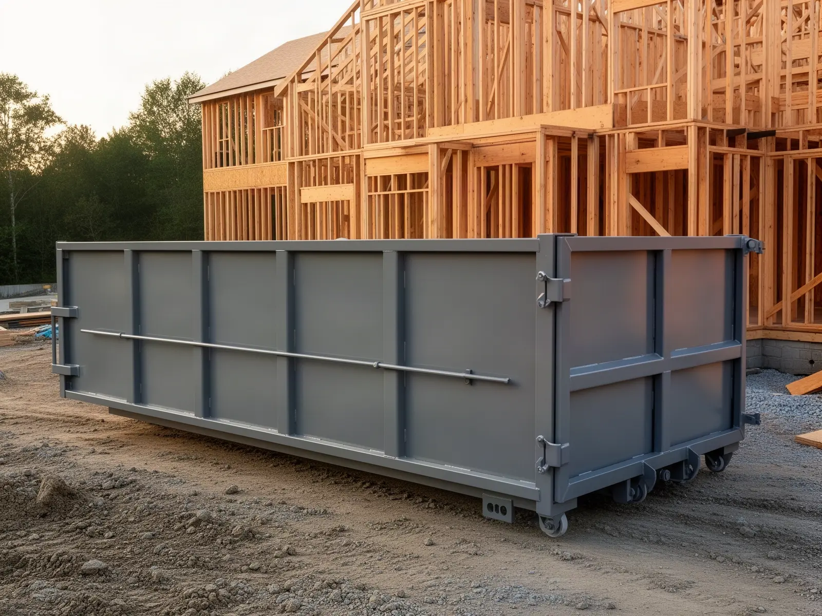 Roll-off dumpster from Spann & Son Dumpster Rental in Colorado Springs, CO